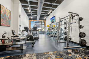 View of exercise room