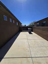 View of patio