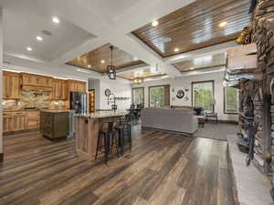 Huge kitchen and family room for entertaining!