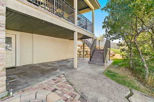 View of patio