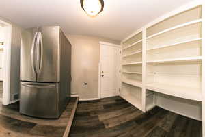 Need storage this home boasts Lots of storage space in this large pantry area.