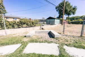 Great area to install a fire pit.