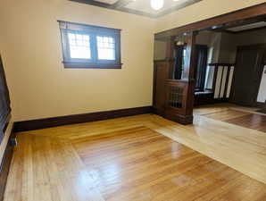 Living room, hardwood flooring