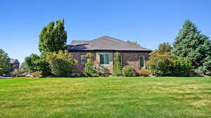 View of side of the home lawn