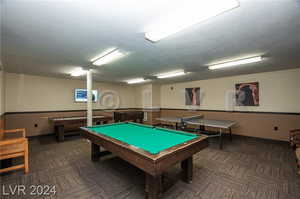 Recreation room featuring billiards