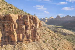 View of mountain background
