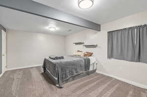 Basement bedroom