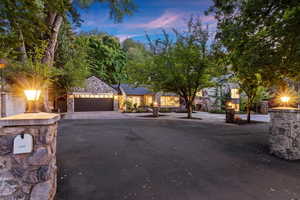 View of home from private lane