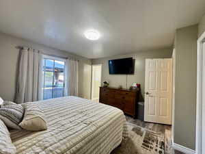 Bedroom ONE, (Master) On Main Floor with its own sliding door to the Jacuzzi / back yard