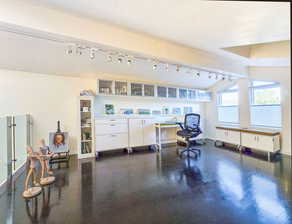 Studio Space with natural light and a view of the Mountains and Valley to the South