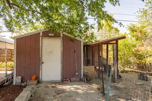 View of outbuilding