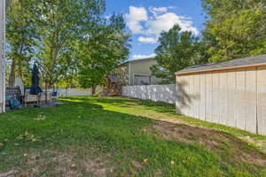 Fully Fenced Backyard