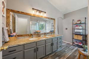 Primary Bath double sink vanity