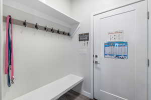 Mudroom from garage