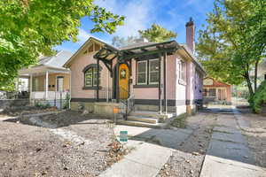 View of front of house with a porch