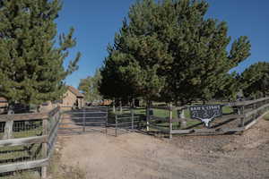 Exterior space with a rural view