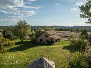 Exterior space featuring a rural view