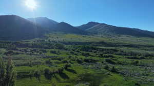 View of mountain background