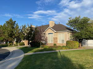 Club house View of front facade with a front lawn