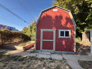 View of outbuilding