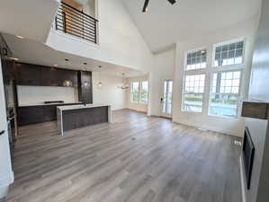 Kitchen-great room in main home