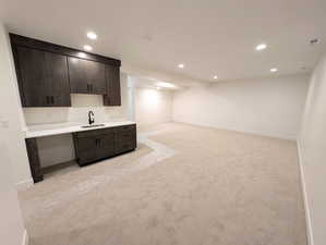 Basement family room wet-bar -Main Home