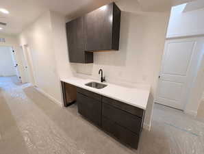 Basement family room wet-bar -Main Home