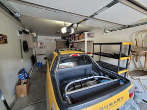 One car attached garage