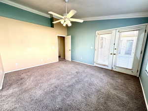 Primary Bedroom walks out to the patio