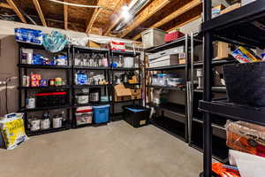 Basement storage