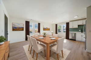 VIRTUALLY STAGED - Dining Room