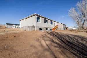 View of back of property