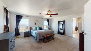 Bedroom with ensuite bath.