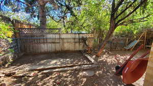 View of yard with a playground