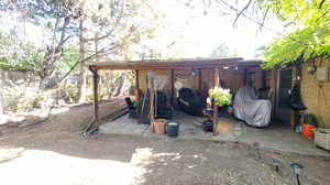 View of covered patio