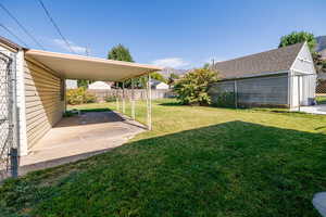 Covered patio