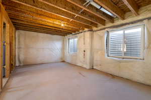 View of basement