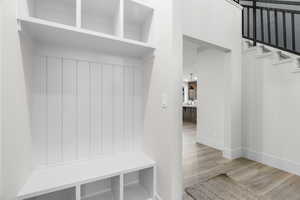 Front entry bench/lockers