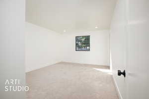 LARGE Master Bedroom w/Private Master Bathroom. NEW Carpet, NEW Window & Built-In Shelves In Oversized Closet. Lots Of Natural Light!