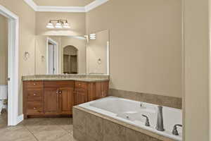 Primary Bathroom with Jet Tub