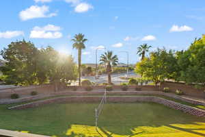 Volleyball Court View From the Balcony