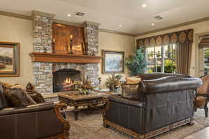 Cozy Lounge Area in the Clubhouse