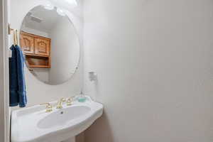 1/2 Guest Bathroom on main floor.