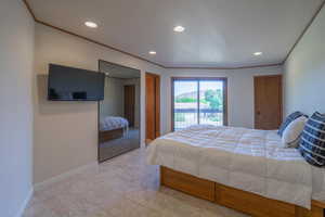 Bedroom with access to exterior