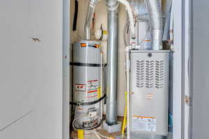 Utilities with secured water heater