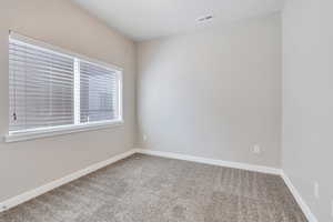 Spare room with carpet flooring