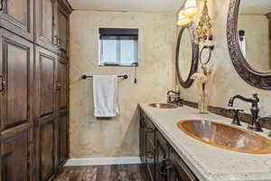 Beautiful master bathroom inside the Master Suite