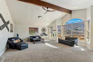 gorgeous mountain views from the great room and natural light pouring through the large windows.