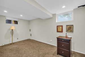 Unit 1417 Large Basement Bedroom (#3) with walk-in closet