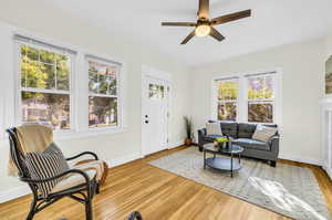 Unit 1415: Features hardwood floors and new light fixtures